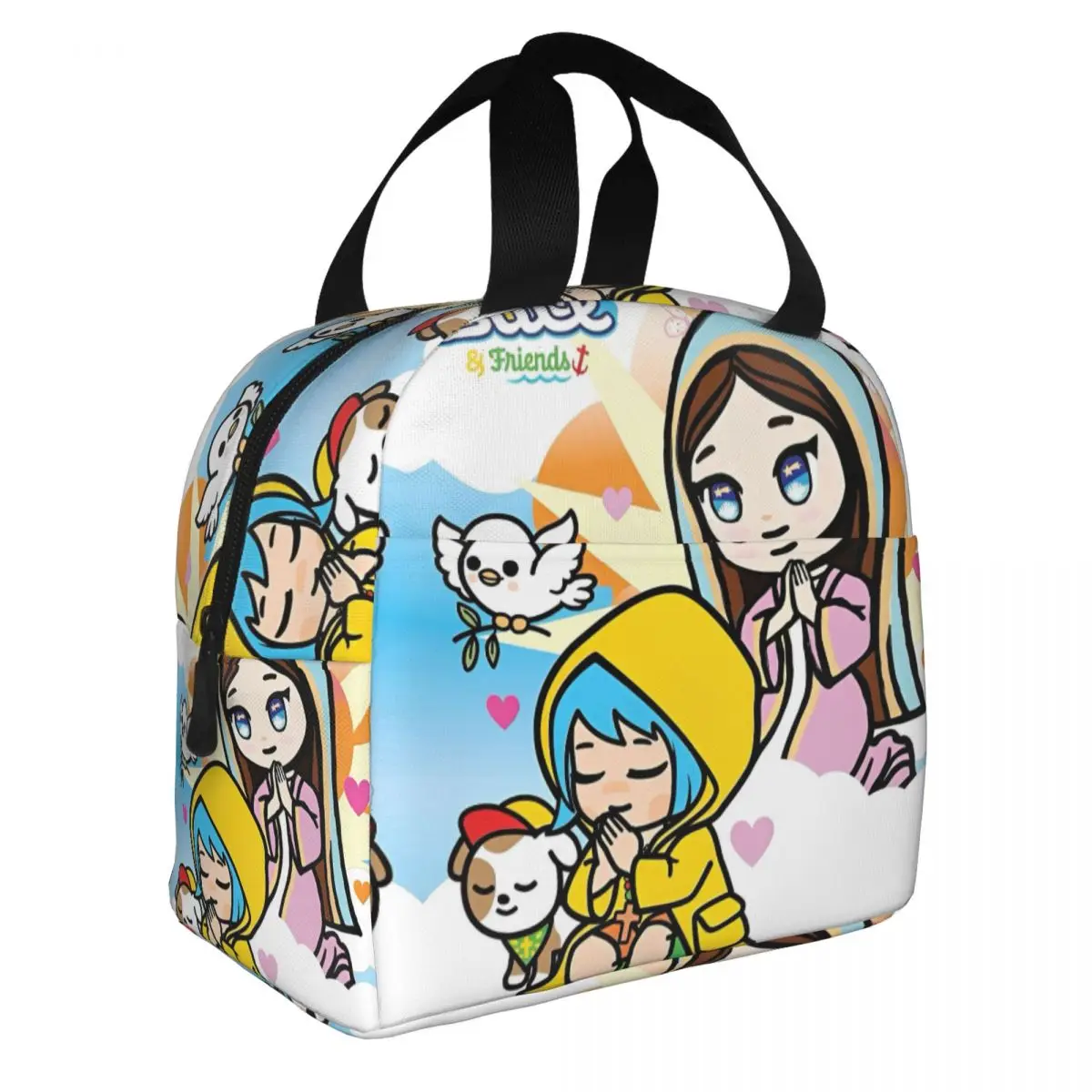 Luce Vatican Mascot Insulated Portable Catholic Church 2025 Lunch Container Cooler Bag Lunch Box Tote School Food Storage Bags