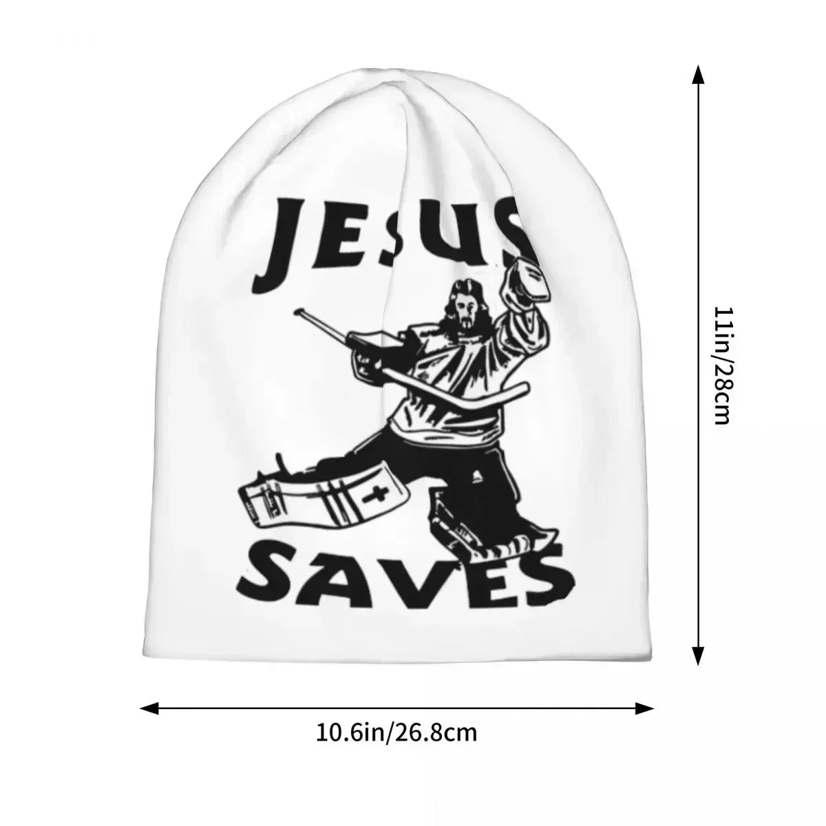 Jesus Saves Warm Knitted Cap Hip Hop Bonnet Hat Autumn Winter Outdoor Beanies Hats for Unisex Adult