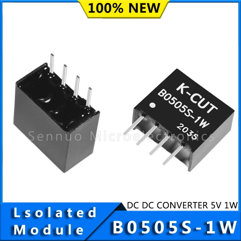 

1PCS New original DC-DC Isolation Power Module B0505S-1W B0505S B0505 SIP-4 5V to 5V Isolated Module /DC /DC CONVERTER 5V 1W