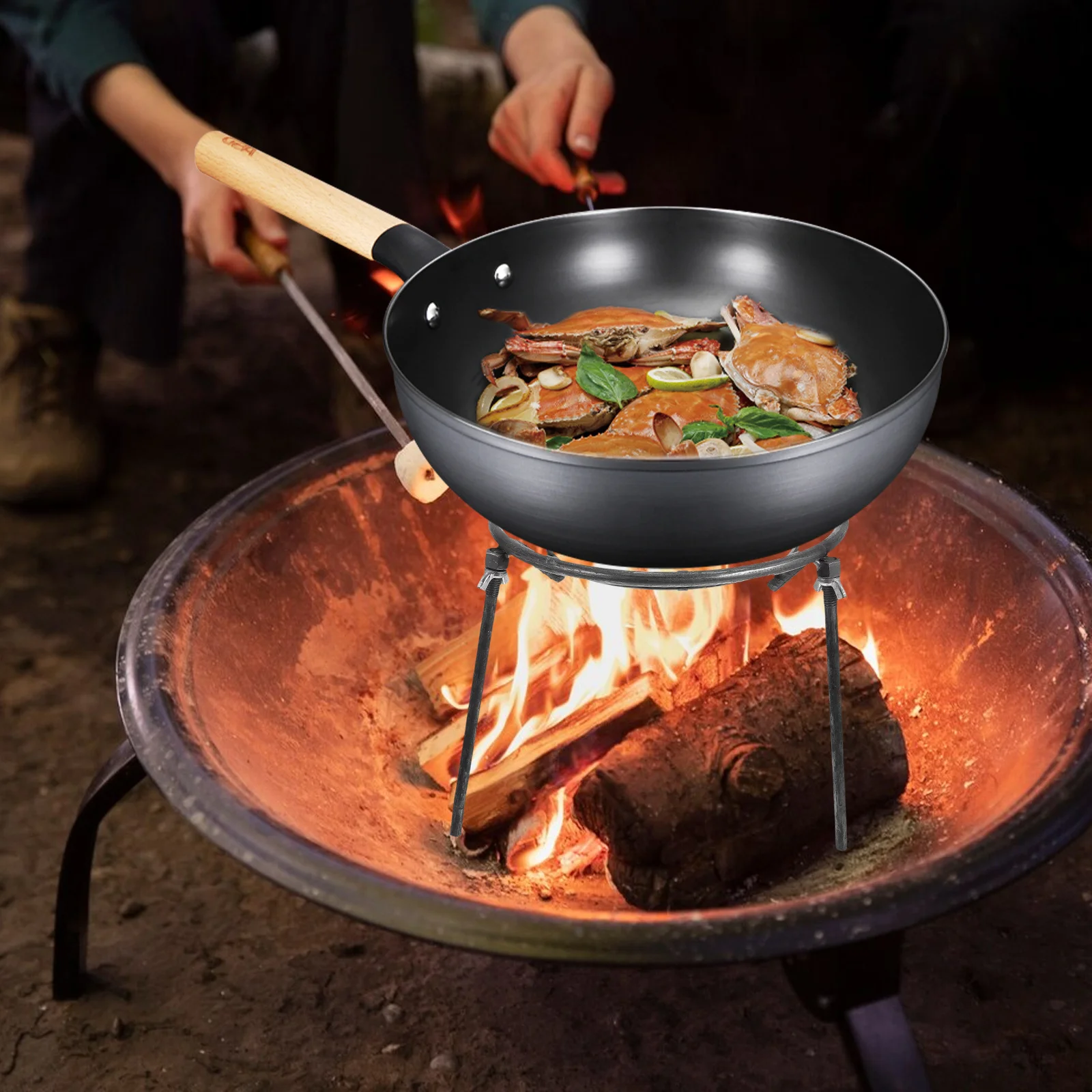 휴대용 삼각형 냄비 스탠드 이미지