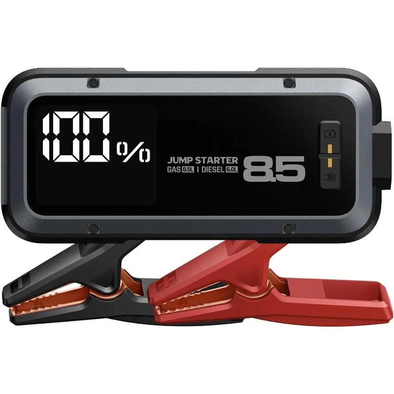 

Alpha85,Space Gray,2000A 74Wh Smart Jump Starter,12V Portable Car Battery Booster with 3.3" Display,USB-C Power Pack,5-M
