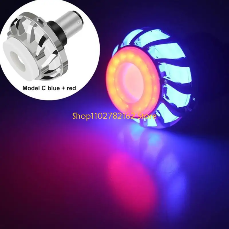 547B Motorcycle Tail Brake Light with Color High Brightness LEDs Lamp Motorcycle Modification Accessory Simple Installs