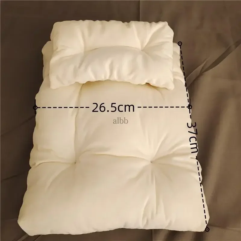 Cestino e culla vintage in rattan intrecciato e legno per neonati, oggetti essenziali per la fotografia di neonati, mobili per sessioni di servizi fotografici per bambini