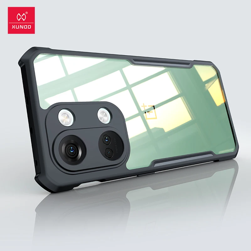 

XUNDD для OnePlus Nord 3 ACE 2V ACE 2 Чехол, Противоударная задняя прозрачная Защитная крышка для камеры 1 + Nord3