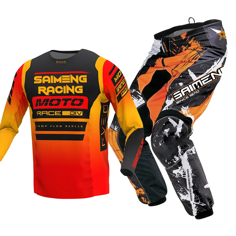 

motocross gear set mountain Downhill MX ATV Jersey Pant racing suit Mens Kits Women's Enduro Dirt Bike Combo Trail