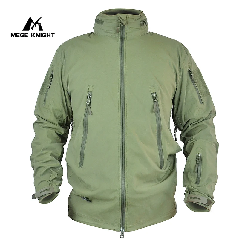 

Mege Brand Men's Jacket Coat Military Tactical Clothing Camouflage Outwear US Army Breathable Nylon Light Spring Windbreaker