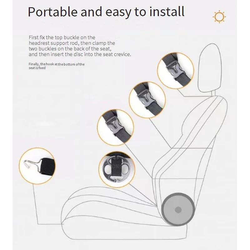 2025 جديد سيارة التدفئة وسادة مقعد 4-سرعة قابل للتعديل الشتاء العالمي سيارة التدفئة وسادة مقعد الخريف والشتاء غطاء مقعد دافئ #5