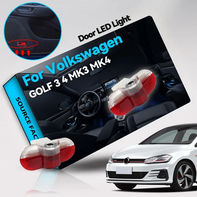 

Горячий 2026 Для VOLKSWAGEN VW Hot 2026 Для VOLKSWAGEN VW 2 шт. Для Volkswagen VW GOLF 3 4 MK3 MK4 Jetta Beetle Bora Caddy Touran LED
