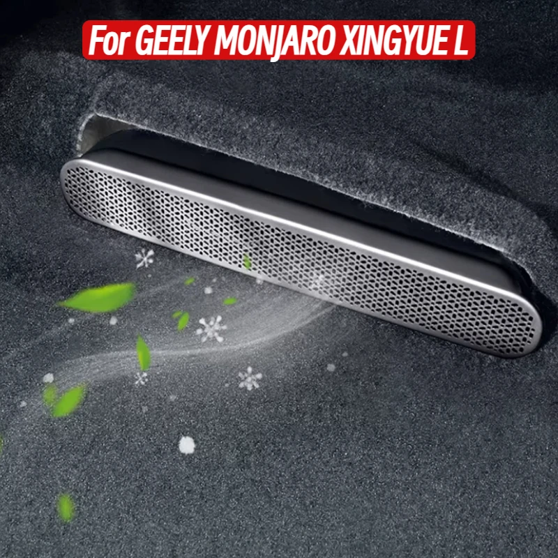 For GEELY MONJARO XINGYUE L Car Seat Rear Air Vent Protect Cover Anti-blocking Backseat Outlet Grille Protector Decoration
