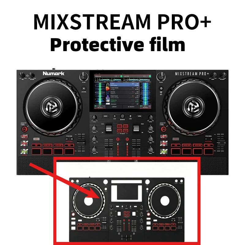 ne-vend-pas-l'appareil-film-protecteur-multicolores-personnalisable-pour-controleur-dj-tout-en-un-numark-mixstream-pro-gen-2