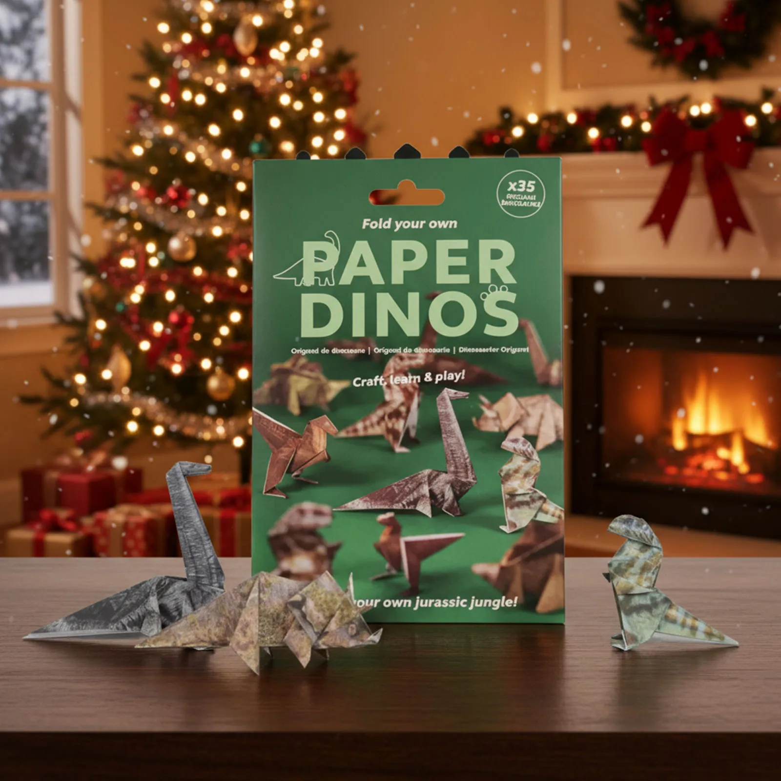 50 pçs decorativo papercraft artesanato conjunto artesanal animal dobrável conjunto de papel criativo origami animal kit para decoração para casa presentes