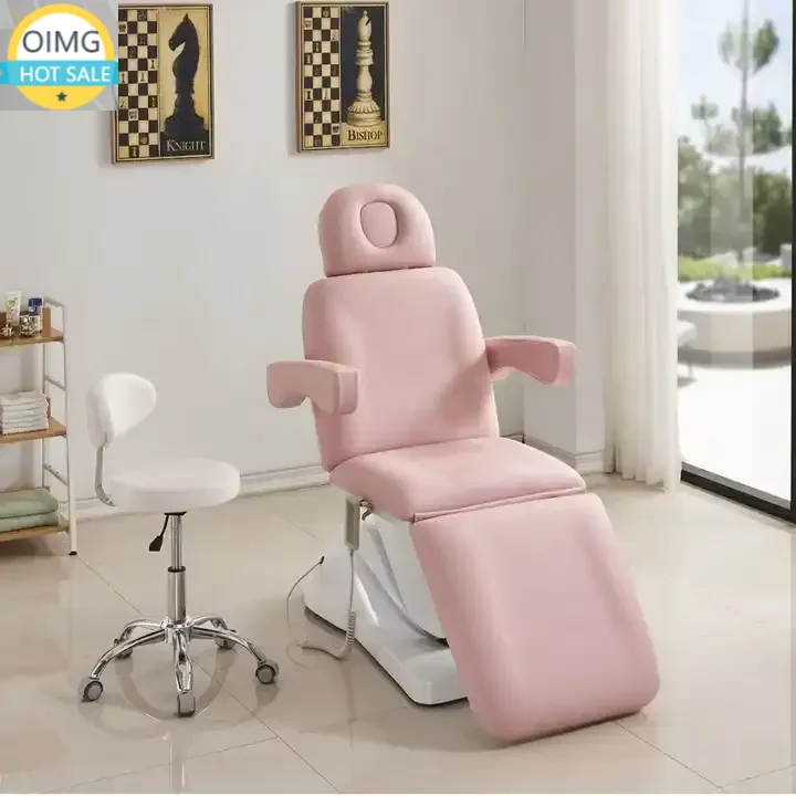 

Электрическая массажная кушетка с 3 моторами, регулируемая, для спа-процедур и ухода за лицом, с возможностью индивидуальной отделки кожей