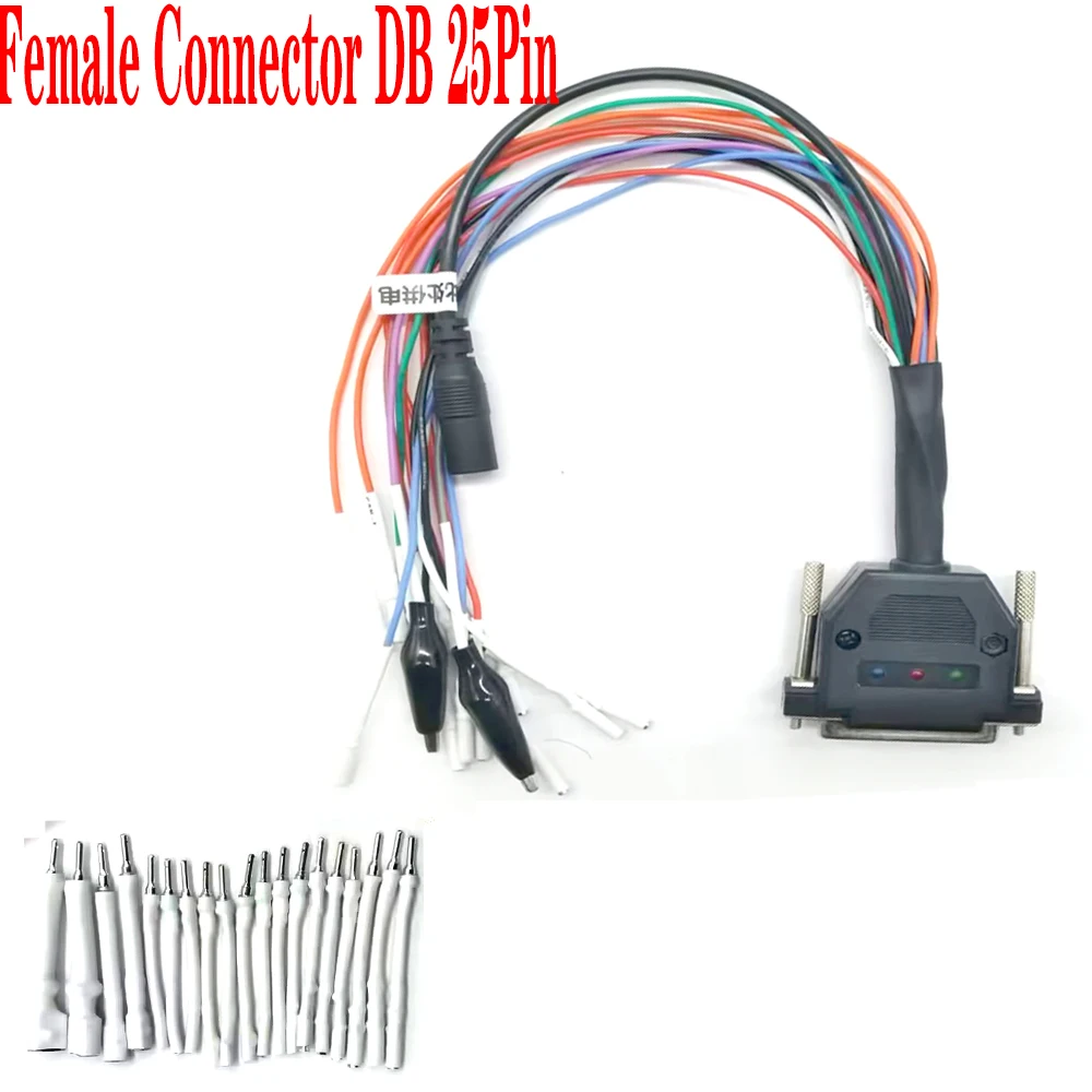KLINE CAN-L CAN for SM PRO J2534 Cable Bench Cable ECU Programmer for PCM-master PCM Tool EEPROM for V-CI R and W ECU BATT VCC