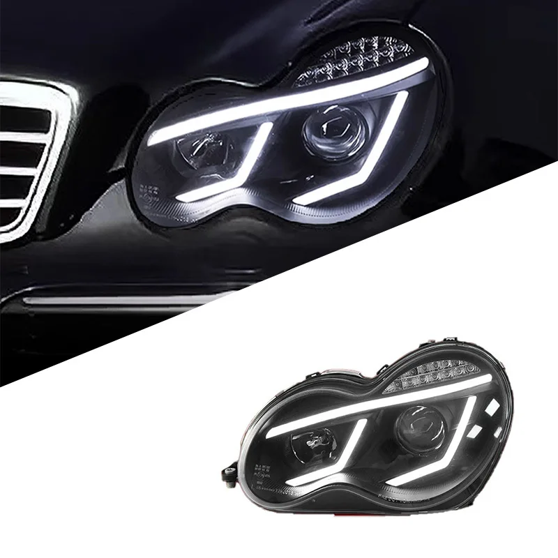 

Suitable for 00-06 headlight assembly W203 modified LED daytime running light turn signal xenon headlight