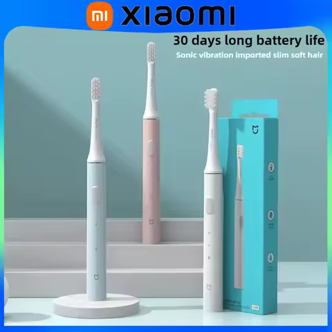 XIAOMI MIJIA Sonic Electric Toothbrush T100 Cordless USB Rechargeable Toothbrushes Waterproof Ultrasonic Automatic Tooth Brush