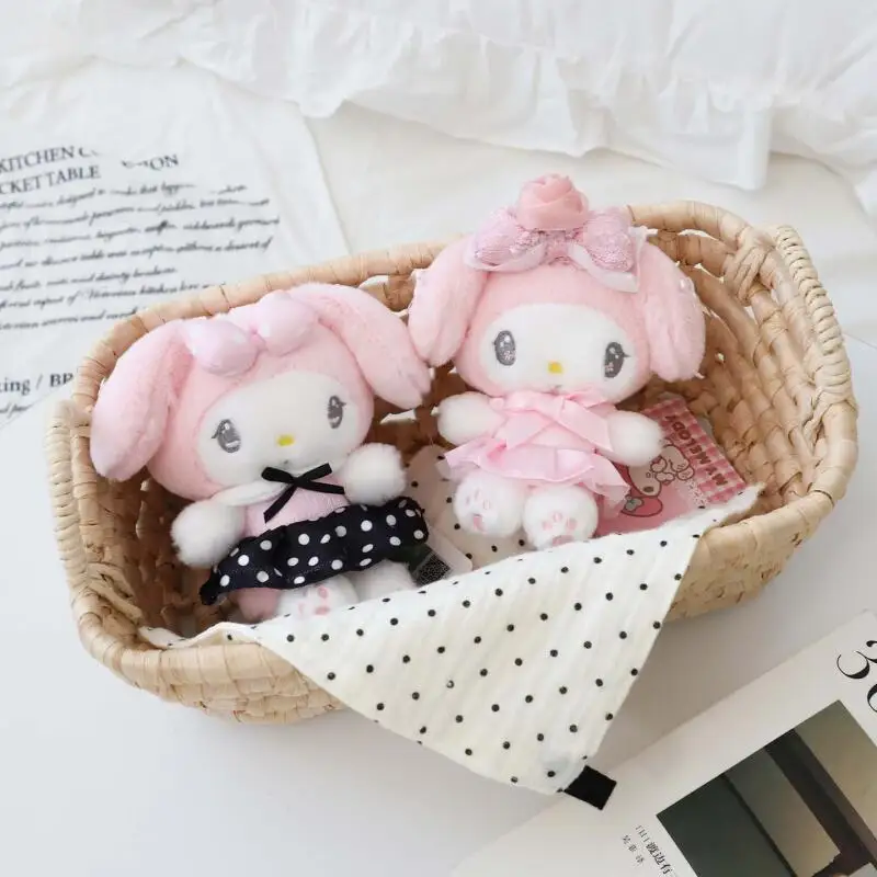 

Kawaii Hellokitty 4-Inch Sitting Plush Pendant Cute Stuffed Doll Bag Charm Lovely Ornament for Bags Backpacks and Gifts