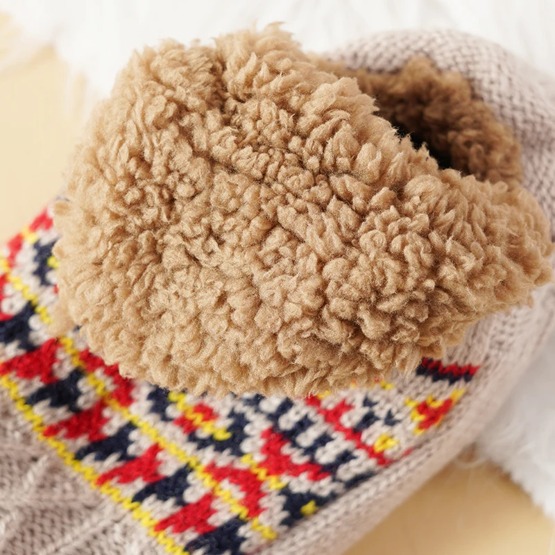 النساء الرجال الخريف والشتاء جوارب يمكن السير بها على الأرض عدم الانزلاق اليوغا الجوارب النوم السجاد الكاحل جورب المنزل جورب الثلج الدافئ #5