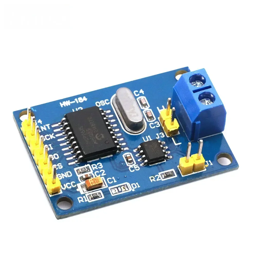 for ARM/STM32/51 MCU TJA1050 CAN Bus Controller Module Embedded Networks MCP2515 High-Speed SPI Interface