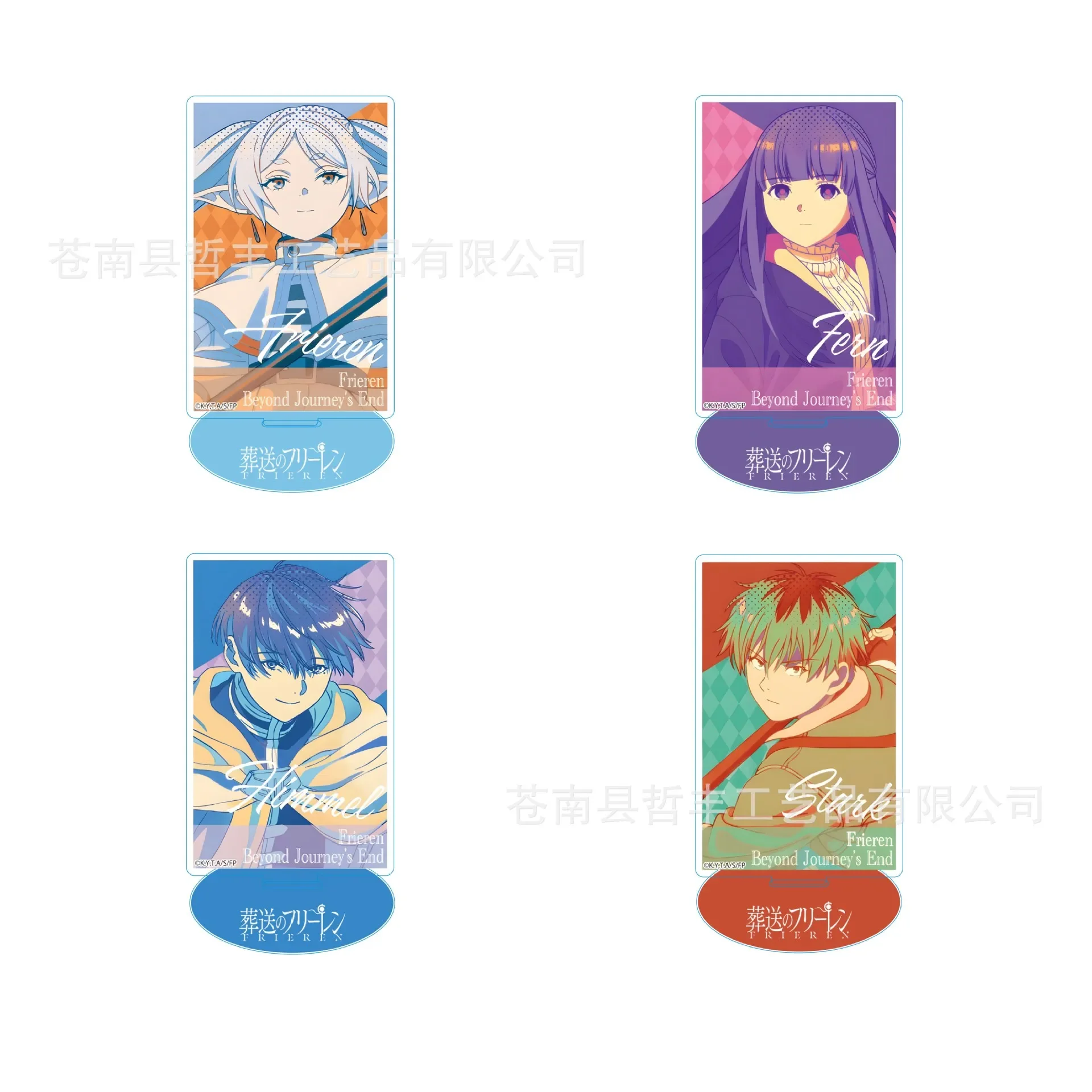 جديد أنيمي فريرين في الجنازة شخصيات كرتونية الاكريليك حامل نموذج لوحة زخارف مكتب فريرين هيميل السرخس ستارك تشيبي دمى هدايا #1