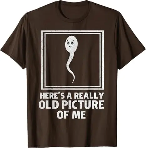 Hier ist ein wirklich altes Bild von mir. Sarkastisches Spruch-T-Shirt im Retro-Stil, lustiges grafisches Vintage-T-Shirt, modische Streetwear-Oberteile für Herren