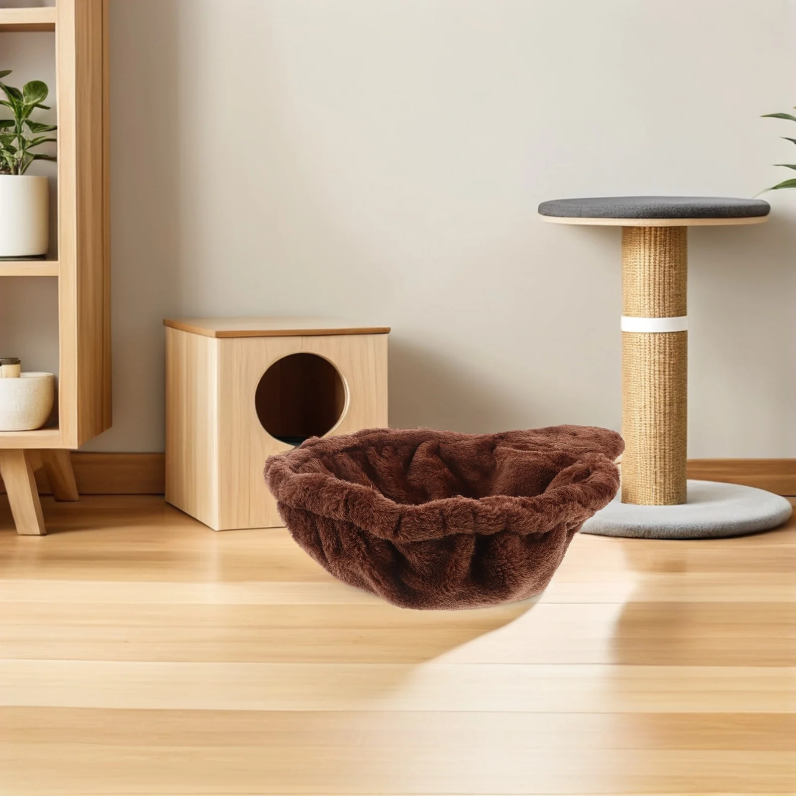 Perch Hammock Bed Large Round Hanging Basket For Cat Tree Wall Window Universal Diy Pet Climbing Lounge - Replacement Platform