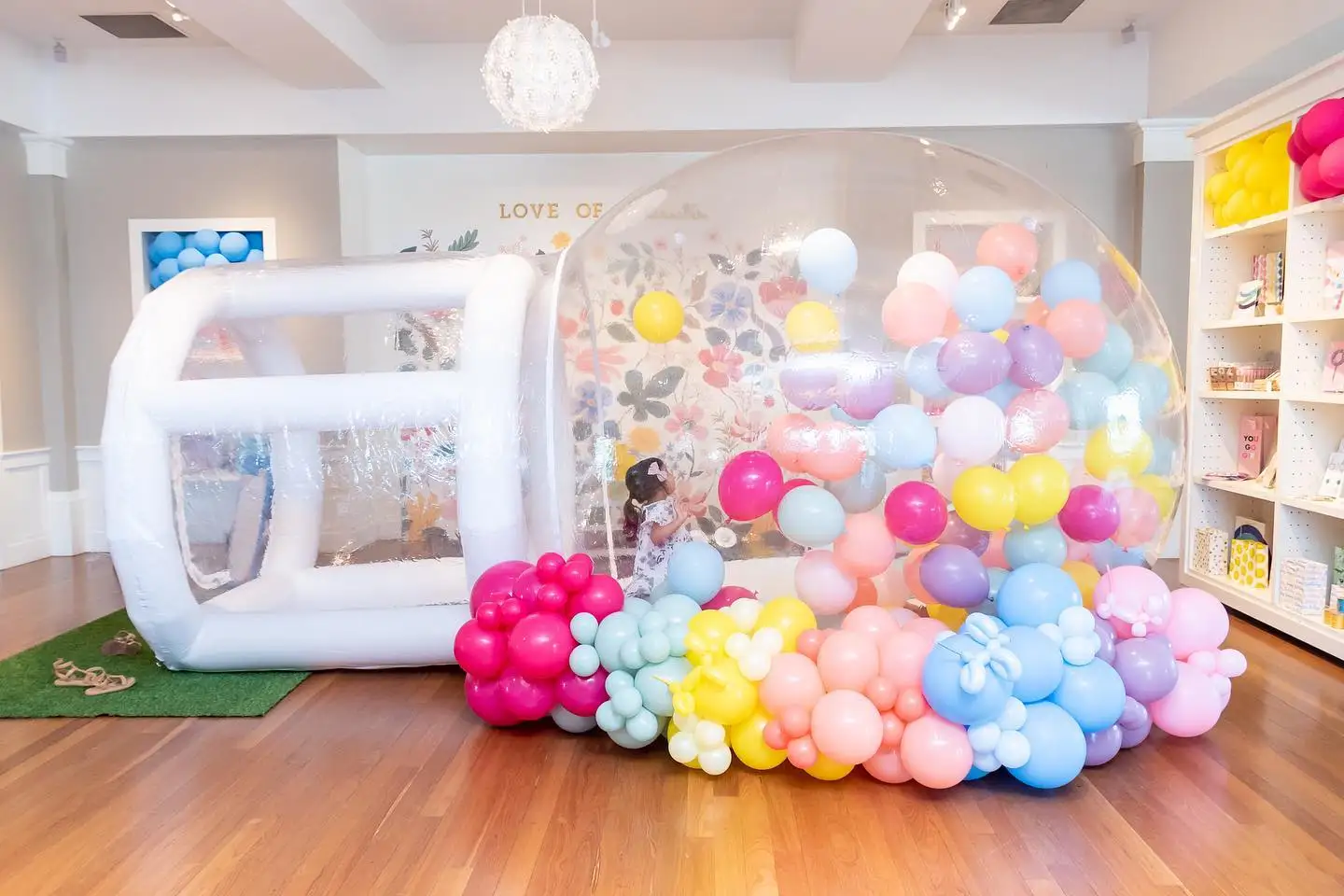 Tienda de burbujas Lodge Party Bubble Balloon House Kids Party Balloon