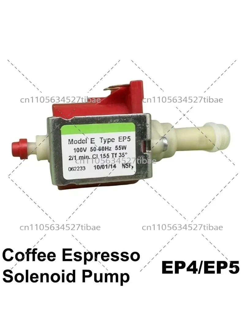 4/EP5 High Pressure Mini Electromagnetic Pump AC 100V 50-60HZ Coffee Machine Solenoid Water Pump Plunger Pump