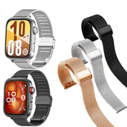 Stainless Steel Milanese Strap for Huawei Watch Fit 2 3 4 5/Fit New/ SE/ Special Edition/ Fit2 /Fit3/Fit4 Pro/Fit5 Pro