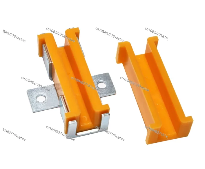 

10Pcs Are suitable for Otis elevator without machine room, yellow counterweight guide boots, auxiliary guide boots lining
