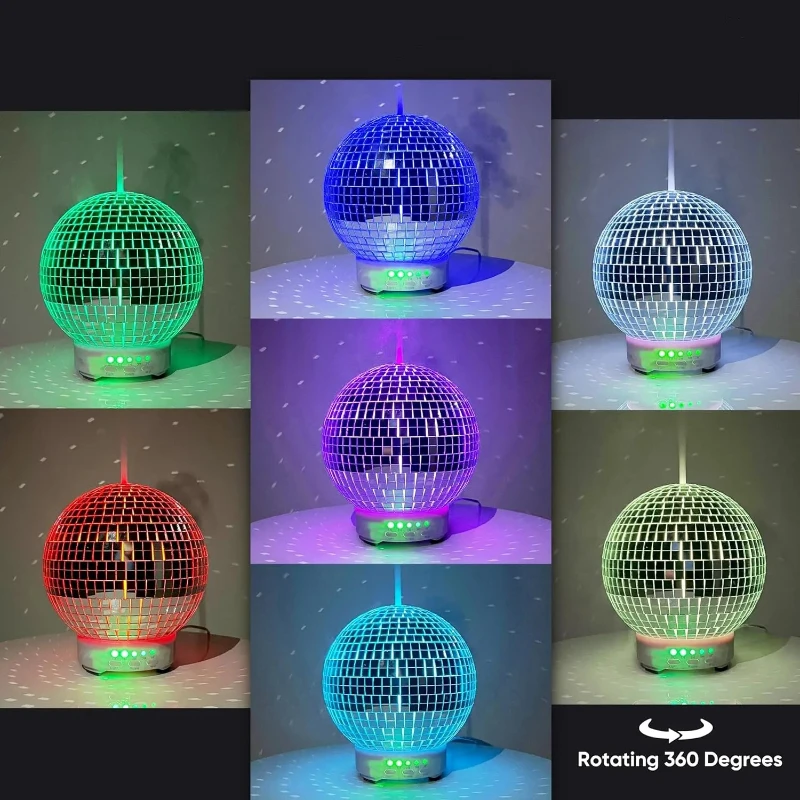 Creative Rotating Laser Ball Aromatherapy Machine Colorful Gradient Light Humidification Aromatherapy Machine image 3