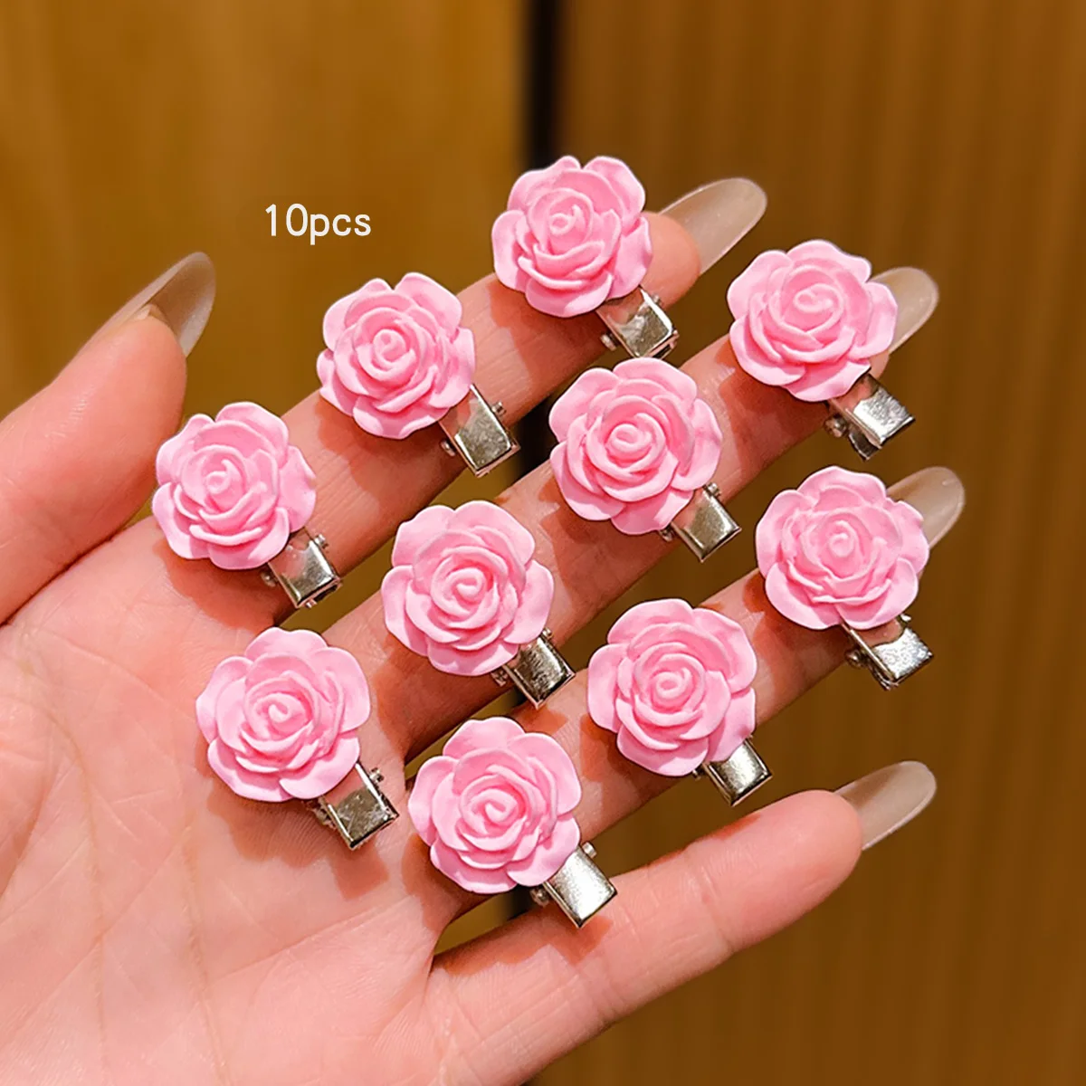 10 colors random hair accessories flowers daily decorative hair clips