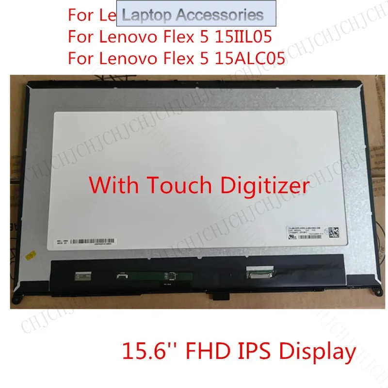 

F для Lenovo ideapad Flex 5-15ITL05 15ALC05 15IIL05 FHD IPS сенсорный ЖК-экран 1920X1080 edp 30 контактов