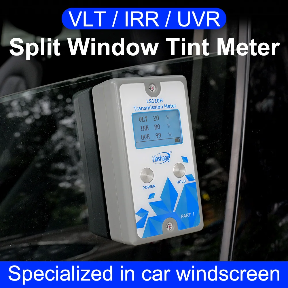 Wholesale LS110H Window Film Tester Transmission Meter Windshield Tint Meter For Car Window