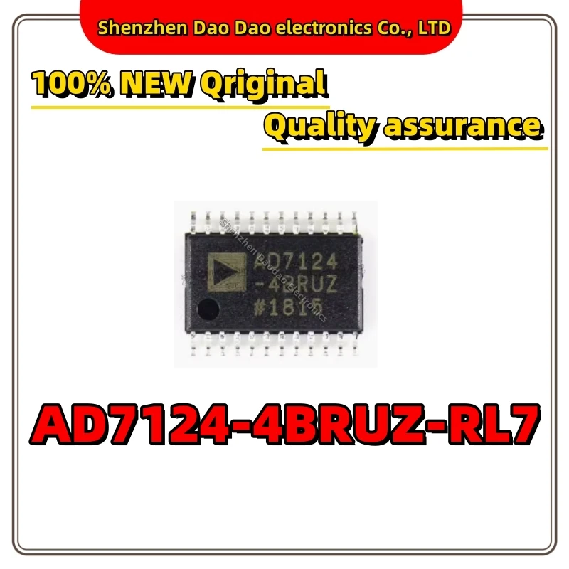 AD7124-4BRUZ AD7124-4BRUZ-RL7 analog-to-digital converter SOP-24 IC chip quality is new