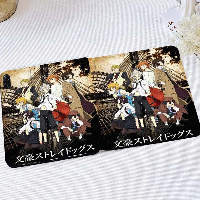 

B-Bungos S-Strays D-Dogs Cool For Huawei MatePad M5 T5 SE 11 Pro Honor Tab 5 V7 V8 X9 GT 10.1 10.8 Inch Tablet Case