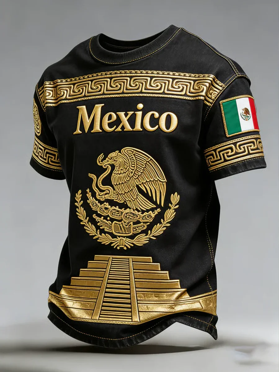 2026 Edition Mexican Football Fans Training T-shirt - 3D Printed - Fashionable and Comfortable - Family-Promoting Clothing