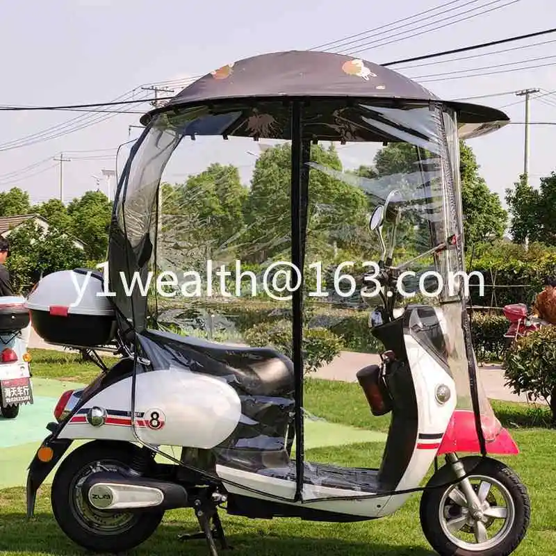 Electric car awning, battery car awning, windproof and rainproof. This product does not include cars, but car sunscreen sheds.