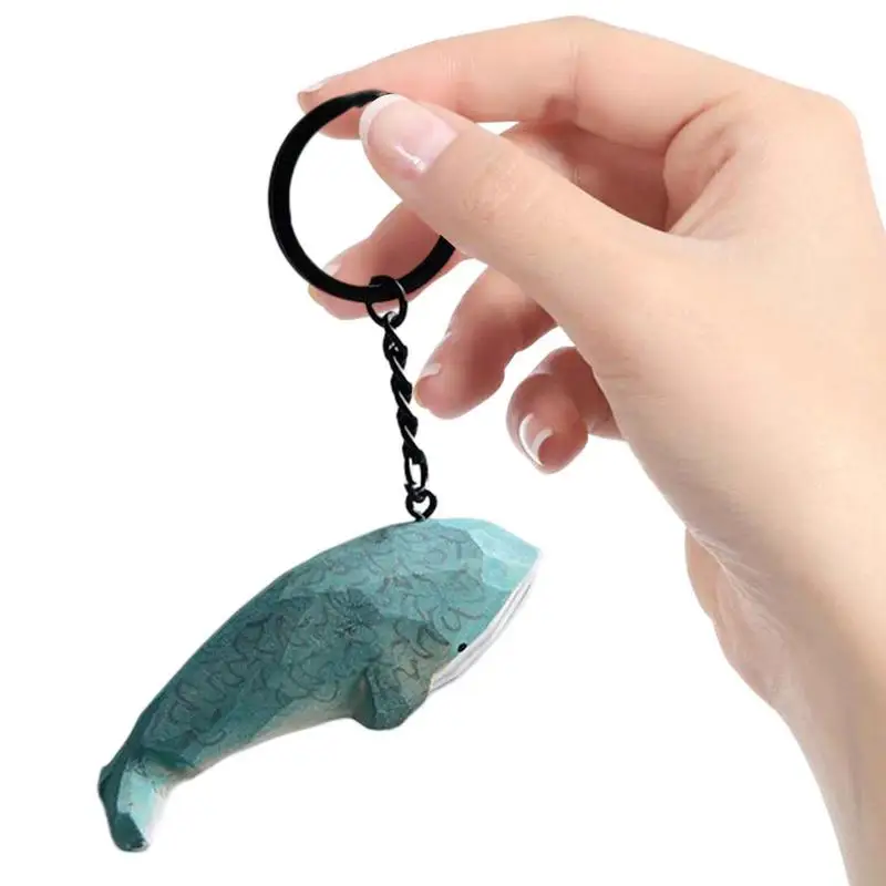 Animal Car Keychain Cute Wooden Carving Pendant Fashionable And Portable Handicraft Keychain Gift For Your Relatives And Friends