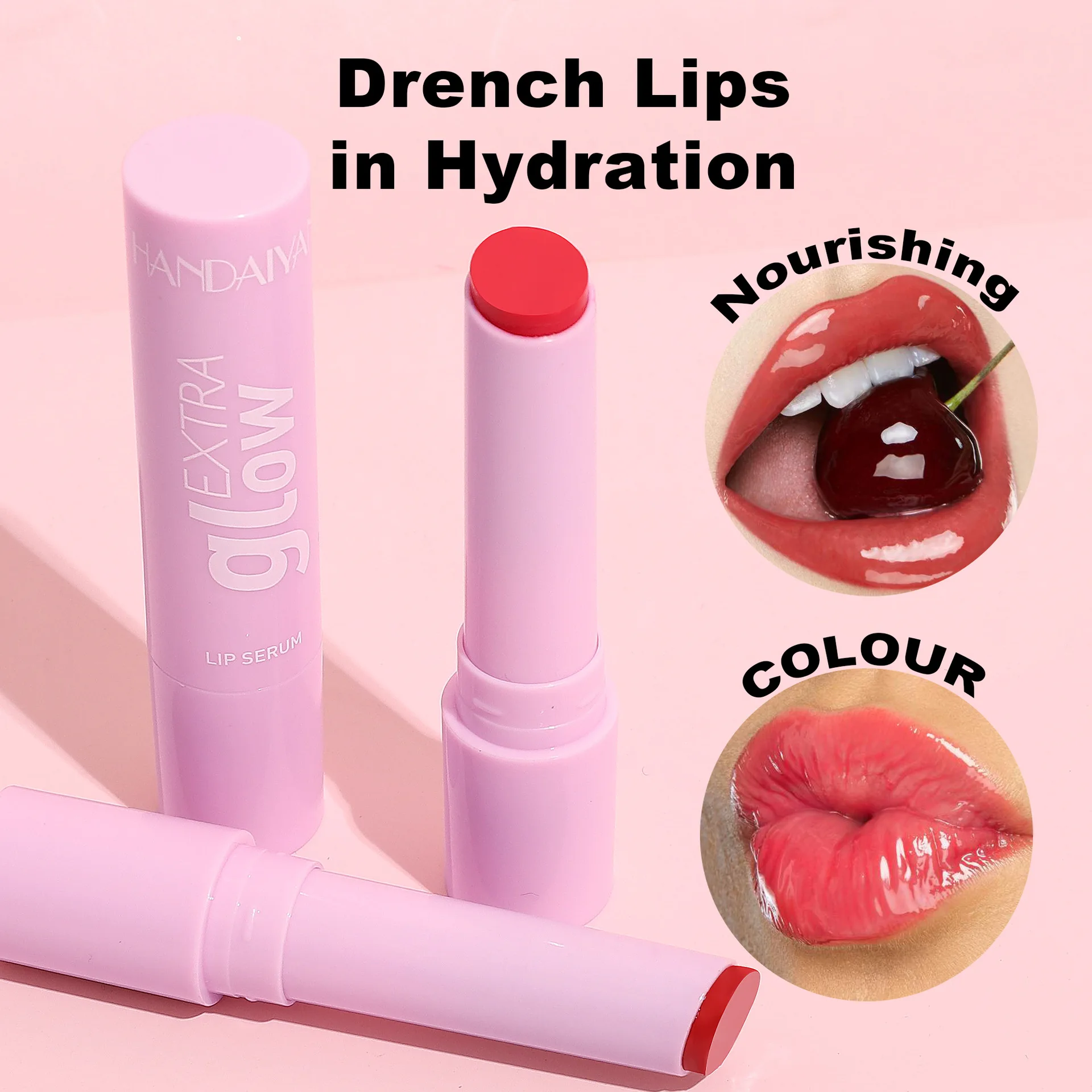 Premium Hydrating Solid Lip Gloss Mirror Jelly Finish Plumping Lip Balm Glossy Moisturizing Smooth Long Lasting Matte Lipstick