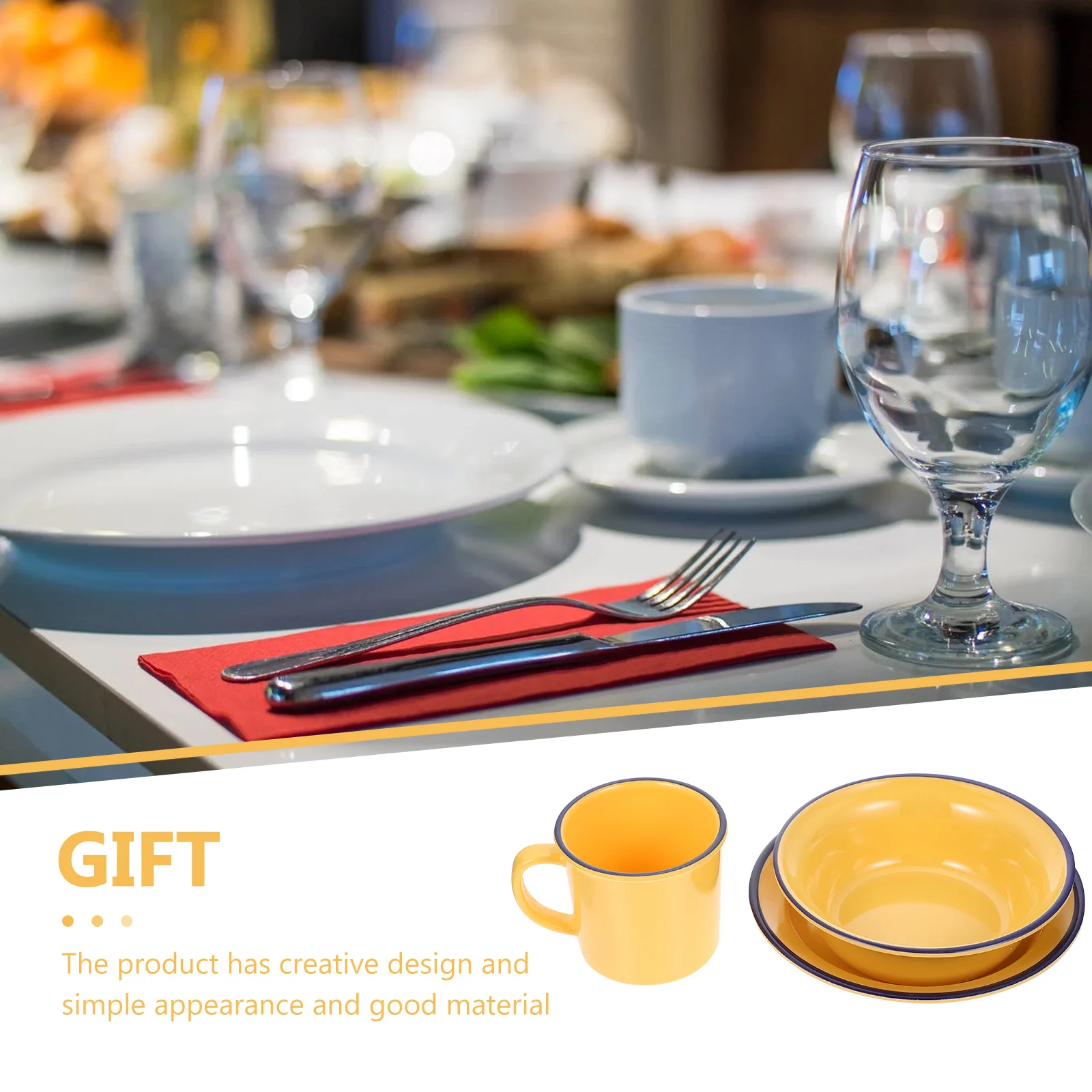 

Retro Plates Bowls Sets High grade Creative Simple Practical Versatile Home Restaurant Decorative Tea Mug