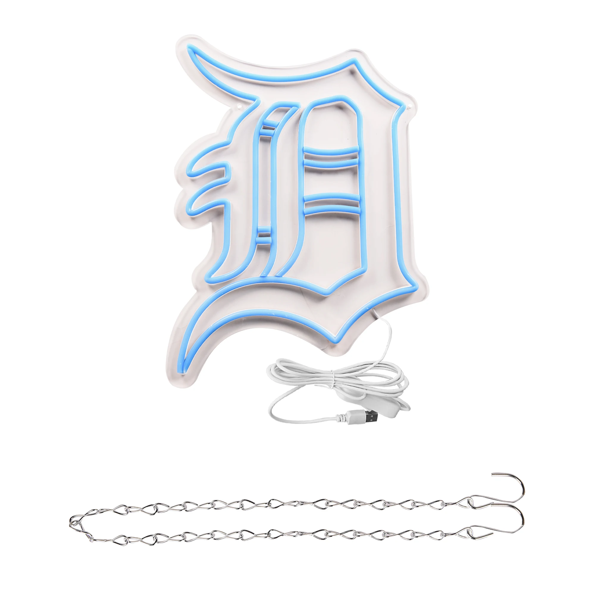 Baseball Neon Sign for Wall Decor Baseball Team Neon Sign for Sport Club Tiger Led Sign for Bedroom Garage Baseball Room Decor