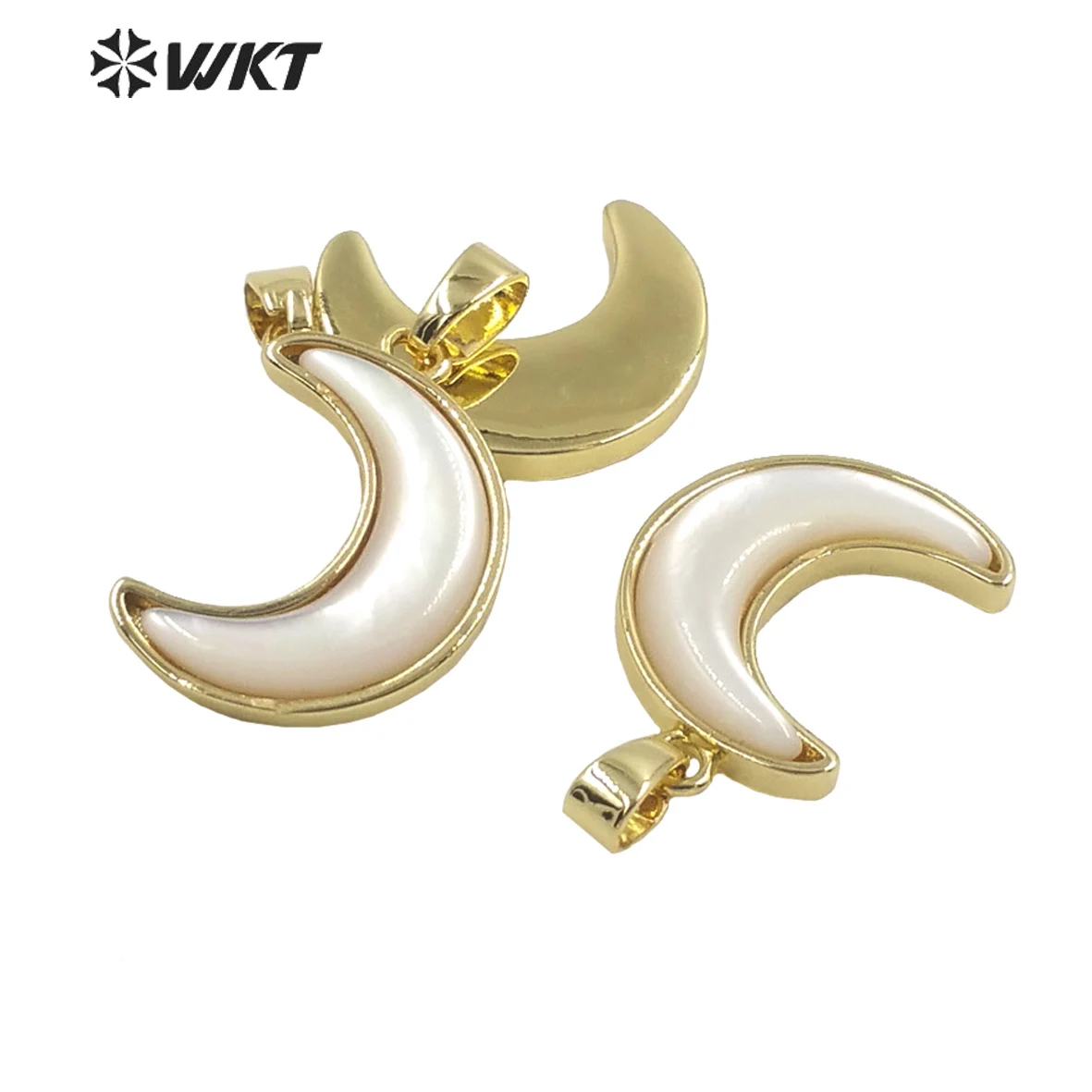 WT-JP326  WKT 2022 Noble moon exquisite gift pendant MOP pendant gold-plate fashion sale pendant new style accessory INS