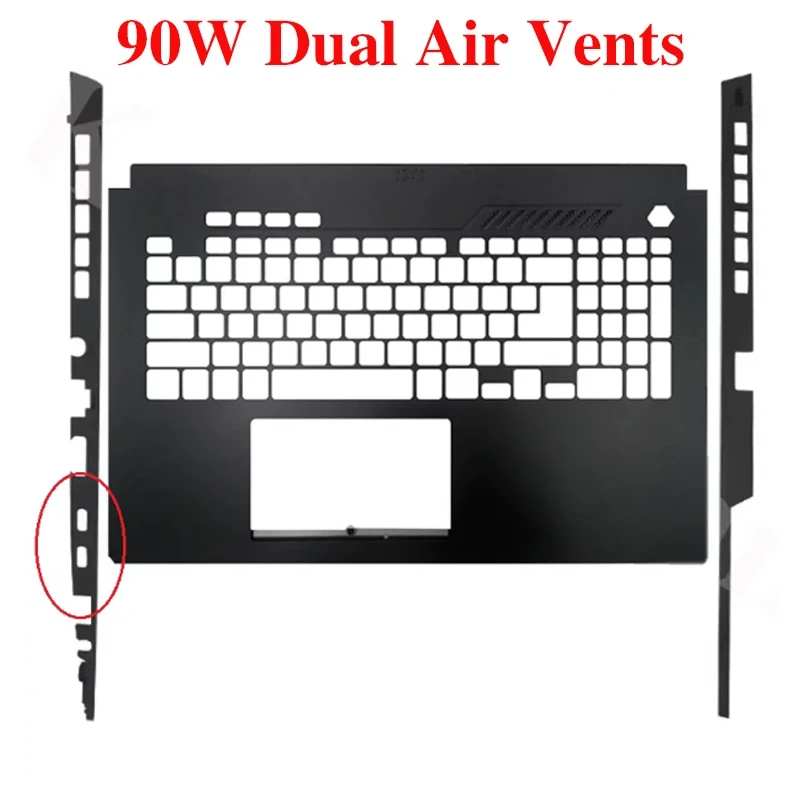 For ASUS TUF Gaming F17 FX707 A17 FA707 Laptop Accessories Notebook Screen LCD Back Cover Front Bezel Hinge Palmrest Bottom Case - view 6