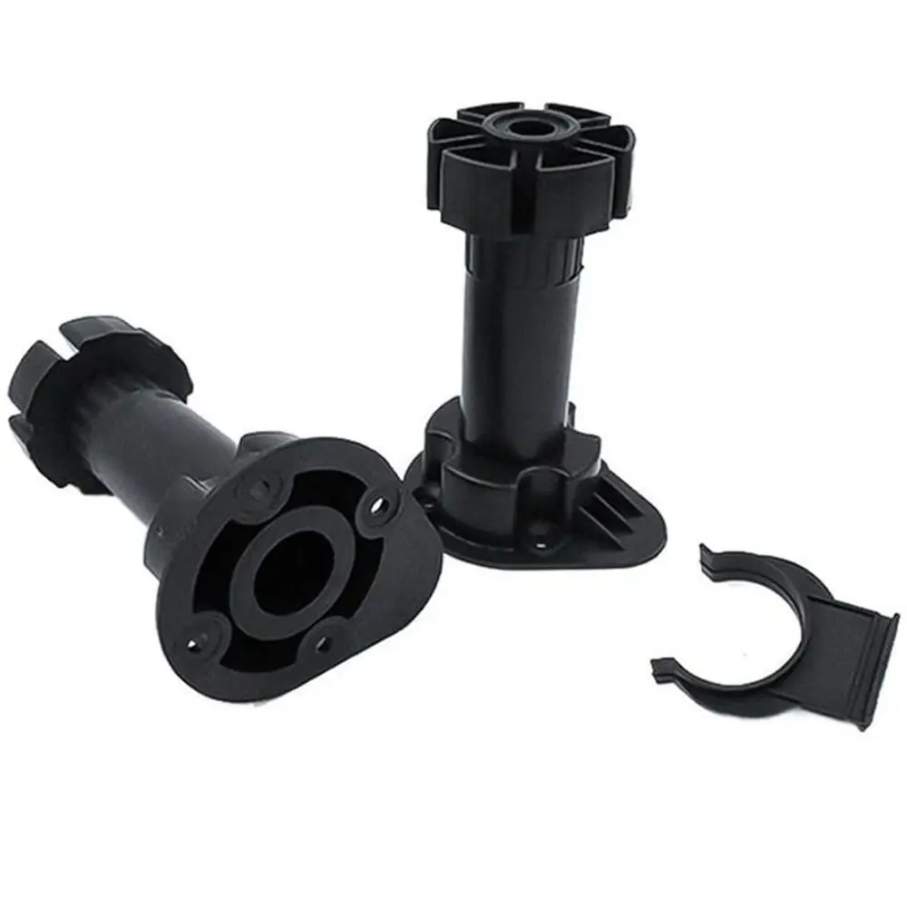 

Black Plastic Thicken Adjustable For Kitchen Bathroom Wear-resistant Cabinet Leg Furniture Replace Feet Sofa Leg Cupboard Foot