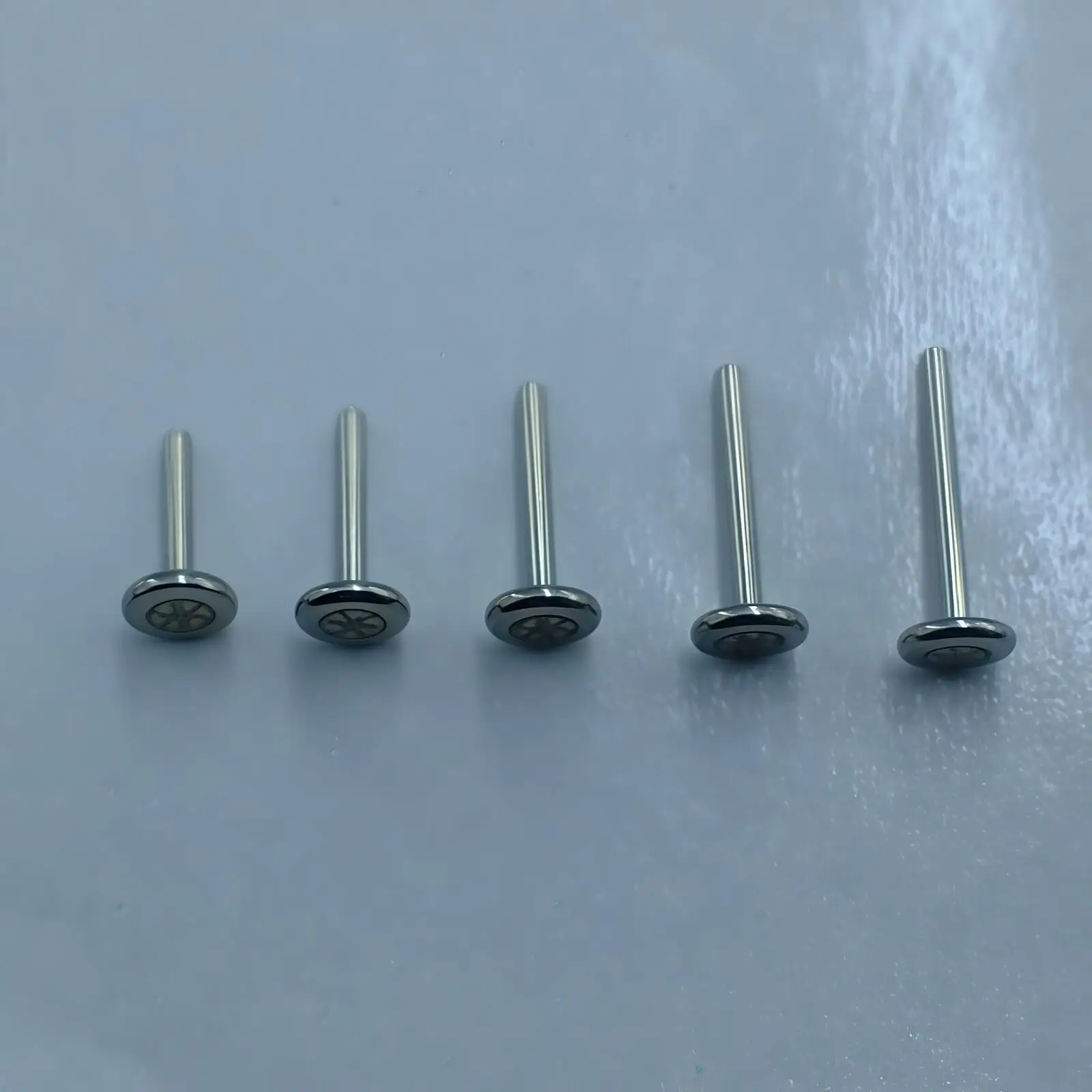 ASTM F136 التيتانيوم 16 جرام تشيكوسلوفاكيا العنكبوت Labret الزنمة الغضروف محارة اللولب قرط الاذن المرصع شقة ثقب مجوهرات الهالوين مع صندوق هدية