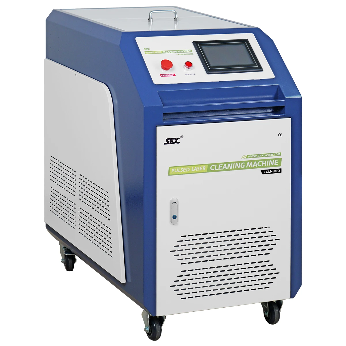 Mobile monomodale/multimodale 300W/500W Pulse Laser Cleaner Paint/Mold Handheld Removal Machine
