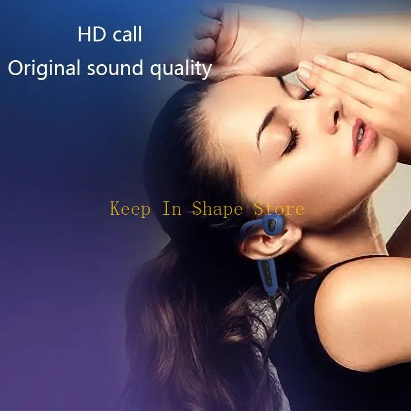 

U1JC Bone Conduction Headphones Open Ear Earphones for Swimming Diving IP68 Waterproof Sports Earphones for Running