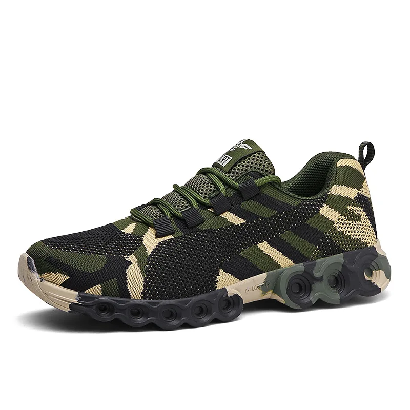 Camouflage Fashion Sneakers Women Breathable Shoes Men Woman Army Green Trainers Plus Size 44 Shoe Trends 2022 Sport 43