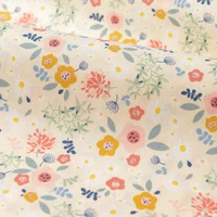 Floral Fabric Flower Cotton Printed Poplin Quilting Clothes Patchwork Muslin Sewing Accessories 4