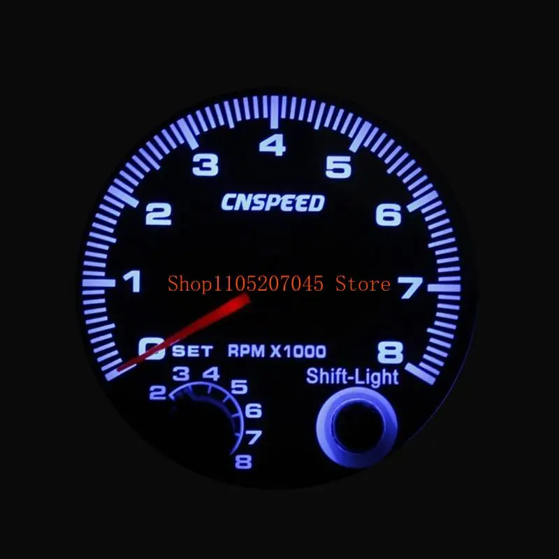 37cd Electrical Tachometer for 4/6/8 Cylinder Vehicles RPM Gauge with Light
